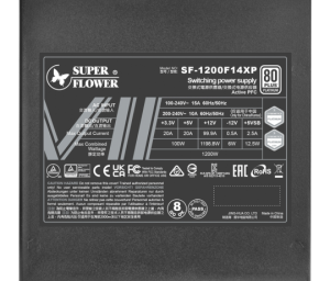 Super Flower Leadex VII Platinum PRO 1200W SF-1200F14XP – 8