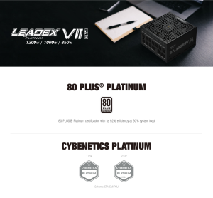Super Flower Leadex VII Platinum PRO 1000W SF-1000F14XP – 8