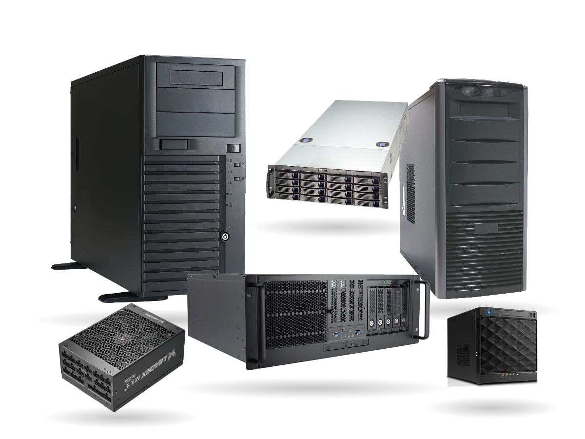 Rackmount cases, server chassis, PC cases and power supplies from YANG-iT